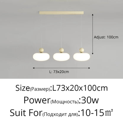 Πολυέλαιος LED με μοντέρνες λάμπες