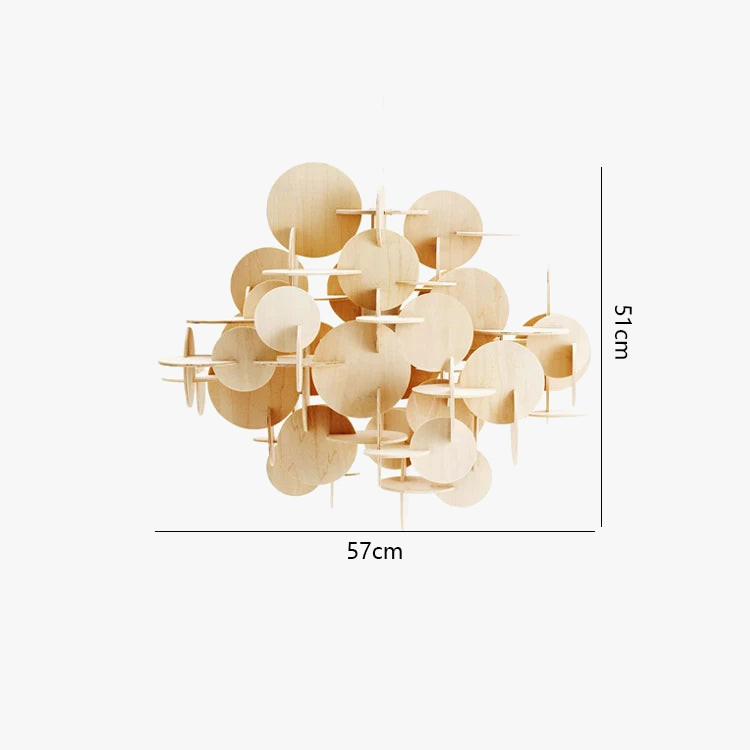 Μοντέρνος πολύχρωμος πολυέλαιος LED Makaron