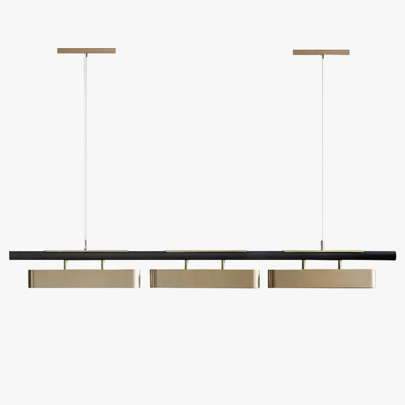 Μοντέρνος επεξεργασμένος σίδηρος LED Designer Chandelier Black