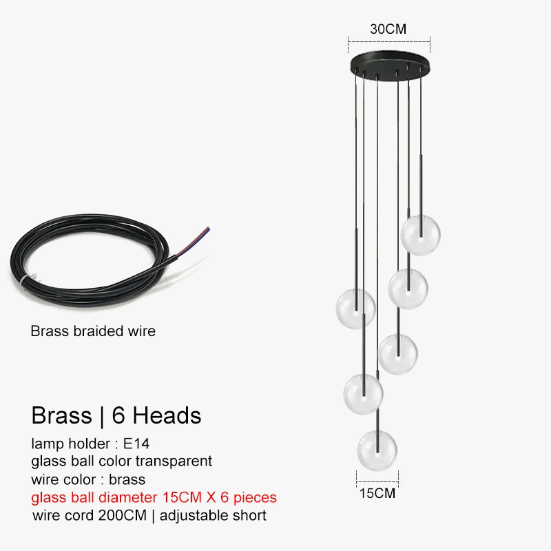 πολυτελές led πολυέλαιος μαύρη μπάλα γυαλί εσωτερική διακόσμηση χωλ τραπεζαρία εστιατορίου