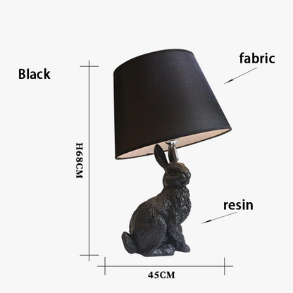 Επιτραπέζιο φωτιστικό μοντέρνο Creative Resin Rabbit