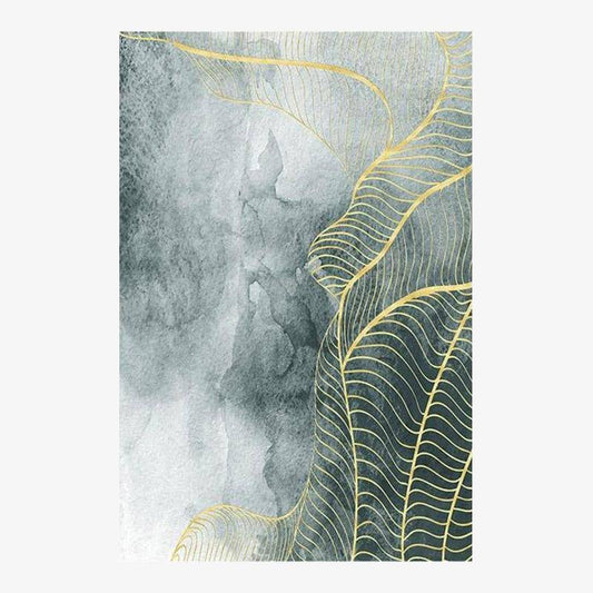 Ορθογώνιο χαλί σχεδιαστή με αφηρημένο στυλ Oxavo N