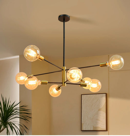 Μοντέρνο κρεμαστό φωτιστικό οροφής Ε27 Πολυέλαιος Κρεμαστό φωτιστικό Υπνοδωμάτιο Τραπεζαρία Σαλόνι για Διακόσμηση Σπιτιού Φωτισμός εσωτερικού χώρου