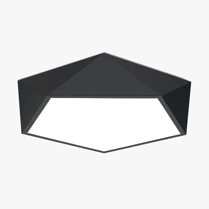 Φωτιστικό οροφής LED με γεωμετρικό σχέδιο διαμαντιού