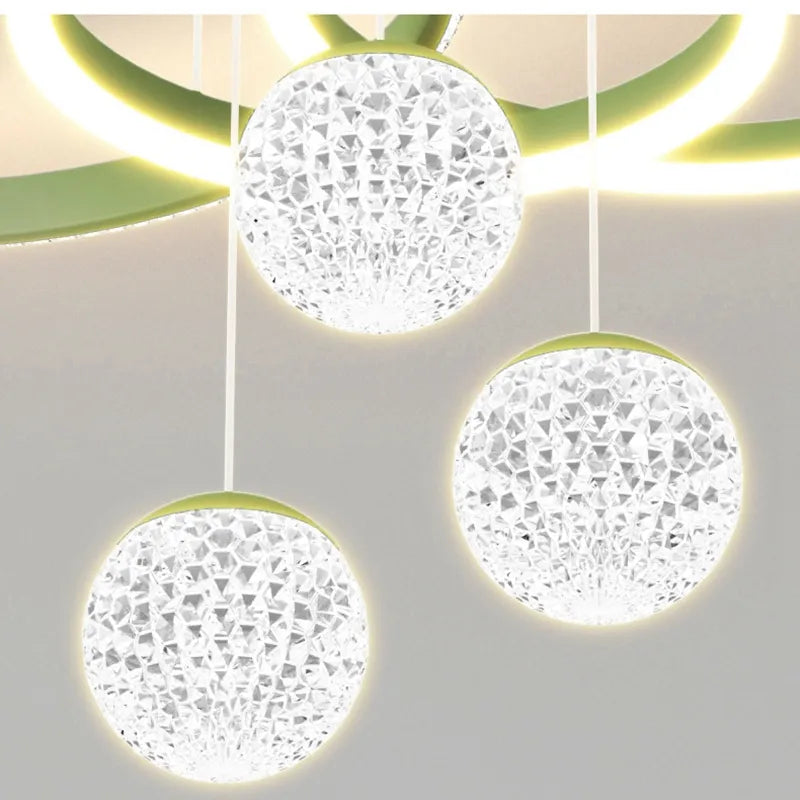 Φωτιστικό οροφής LED Qingshe Modern Smart Crystal
