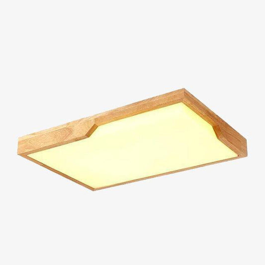 Ορθογώνιο LED ξύλινο φωτιστικό οροφής Tatami