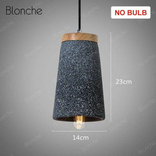 Φωτιστικό κρεμαστό τσιμέντο LED σε στυλ Loft Decor