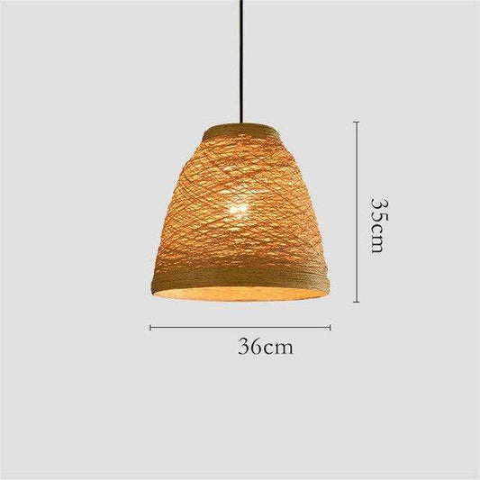 Πολύχρωμο κρεμαστό φως LED από μπαστούνι σε αγροτικό στυλ