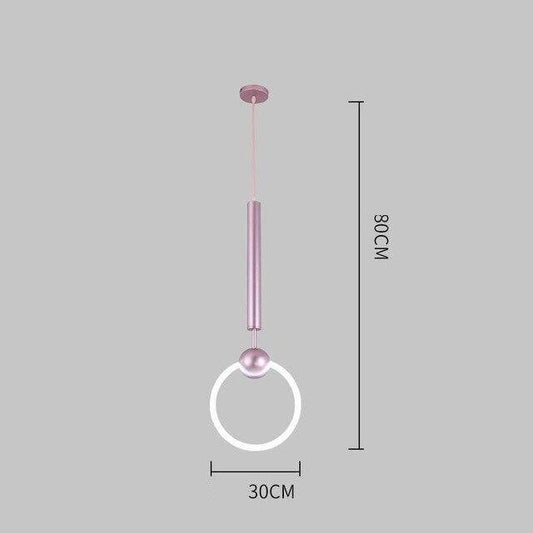 Σχεδιαστής στρογγυλό κρεμαστό φως LED και χρυσή υποστήριξη Jaxlong