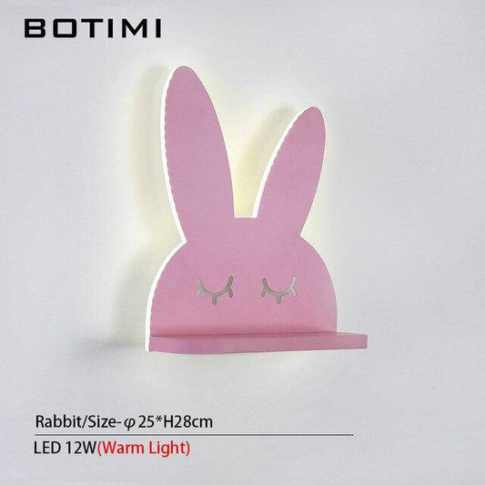 Φωτιστικό τοίχου LED με ράφι σε σχήματα Cartoon για παιδιά