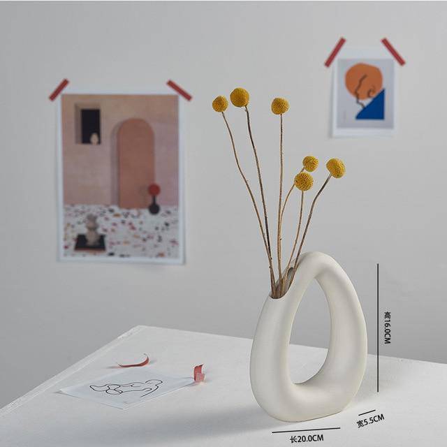 Βάζο με κεραμικό σχέδιο σκανδιναβικού στυλ