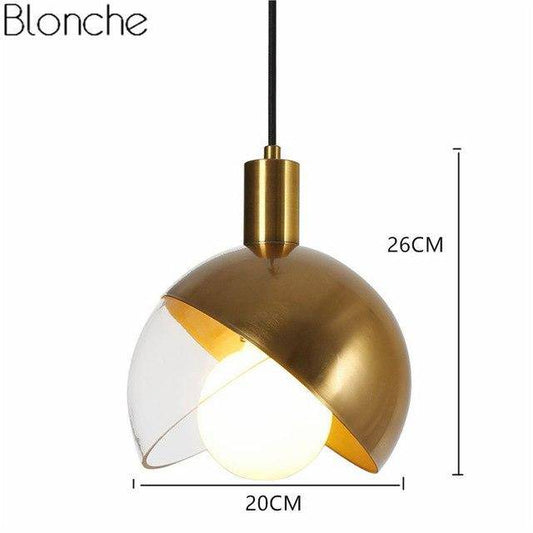 Φωτιστικό κρεμαστό κόσμημα με σχέδιο σφαίρας LED Greedy χρυσό