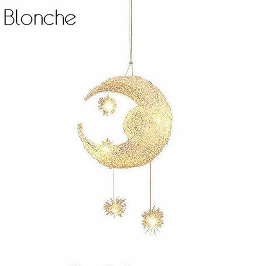 Κρεμαστό φως LED φεγγαριού και φεγγαριού