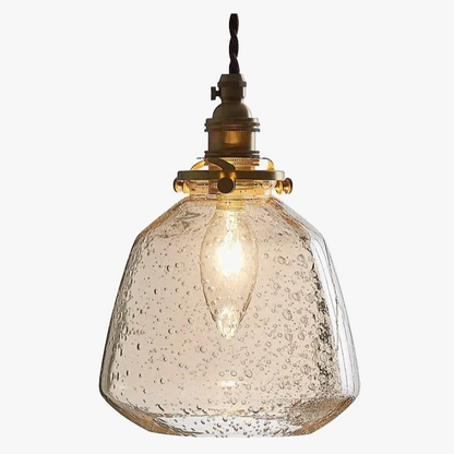 Γυάλινο κρεμαστό φωτιστικό LED δίπλα στο σπίτι Εσωτερικός φωτισμός Καφέ Υπνοδωμάτιο Φώτα Σαλονιού Χάλκινο Σκανδιναβικό Μοντέρνο Hanglamp