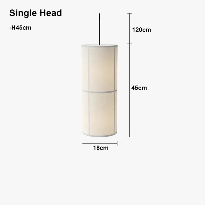 Κρεμαστό φως ιαπωνικής Wabi-sabi