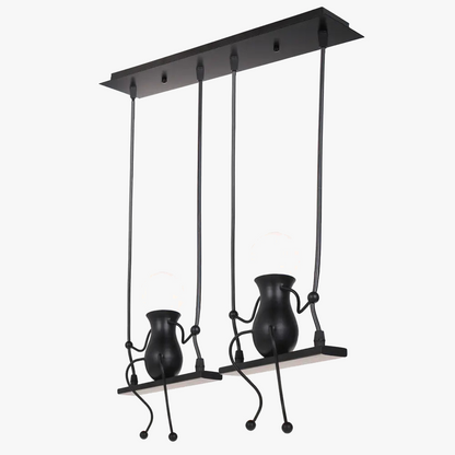 φωτιστικό ανάρτησης art decor μοντέρνο 1/3 κεφαλής