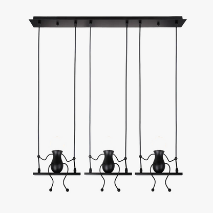 φωτιστικό ανάρτησης art decor μοντέρνο 1/3 κεφαλής