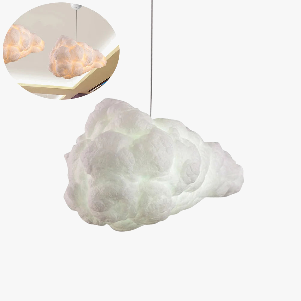 Δημιουργικό κρεμαστό φως LED σε σχήμα σύννεφου