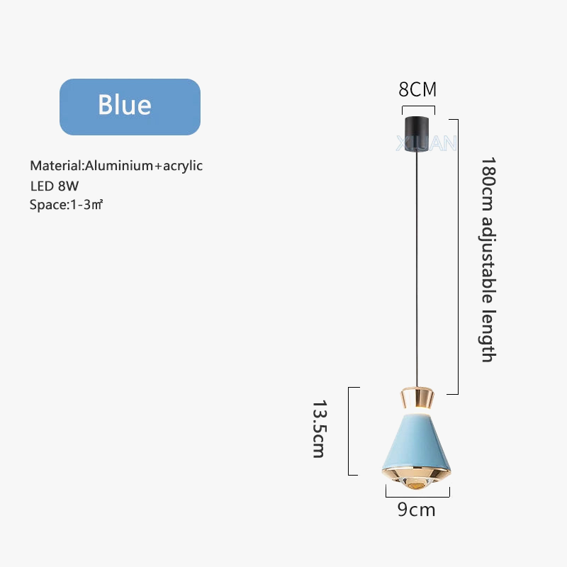 Μοντέρνο κρεμαστό φως καθιστικό υπνοδωμάτιο μπαρ κουζίνα