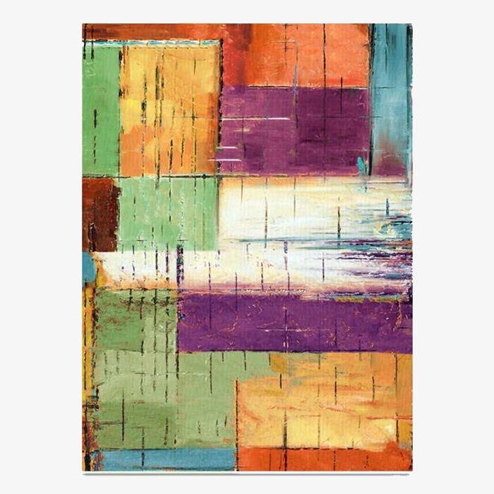 Μωσαϊκό πολύχρωμο ορθογώνιο χαλί