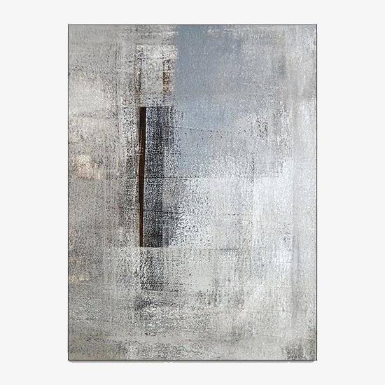 Μοντέρνο ασπρόμαυρο ορθογώνιο χαλί Στυλ Α