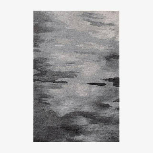 Vintage ορθογώνιο χαλί με λιωμένες γκρι πινελιές Δάπεδο